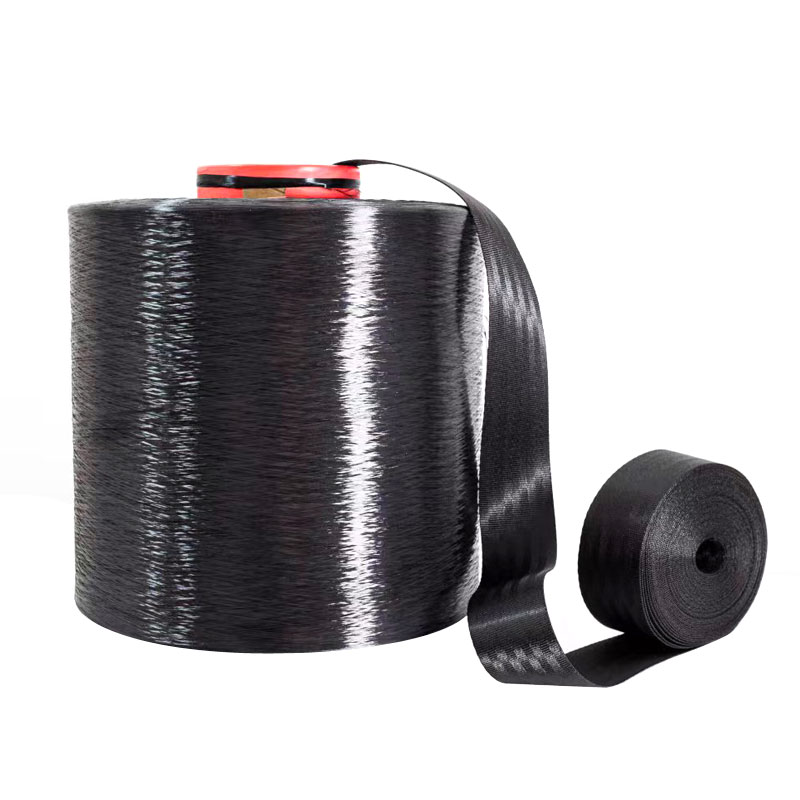 เส้นด้ายอุตสาหกรรมโพลีเอสเตอร์ความดื้อรั้นสูง Brightblack ทั้งหมด